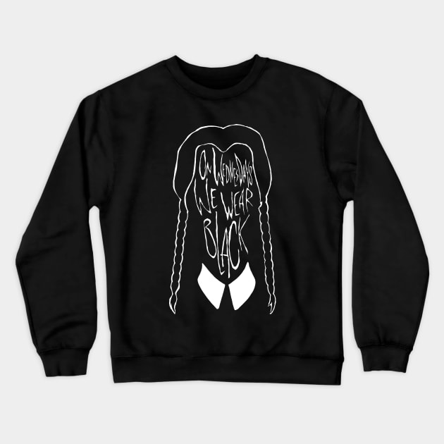 we wear black Crewneck Sweatshirt by grimshady